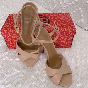 Tory Burch Beige Anise 110MM Sandal